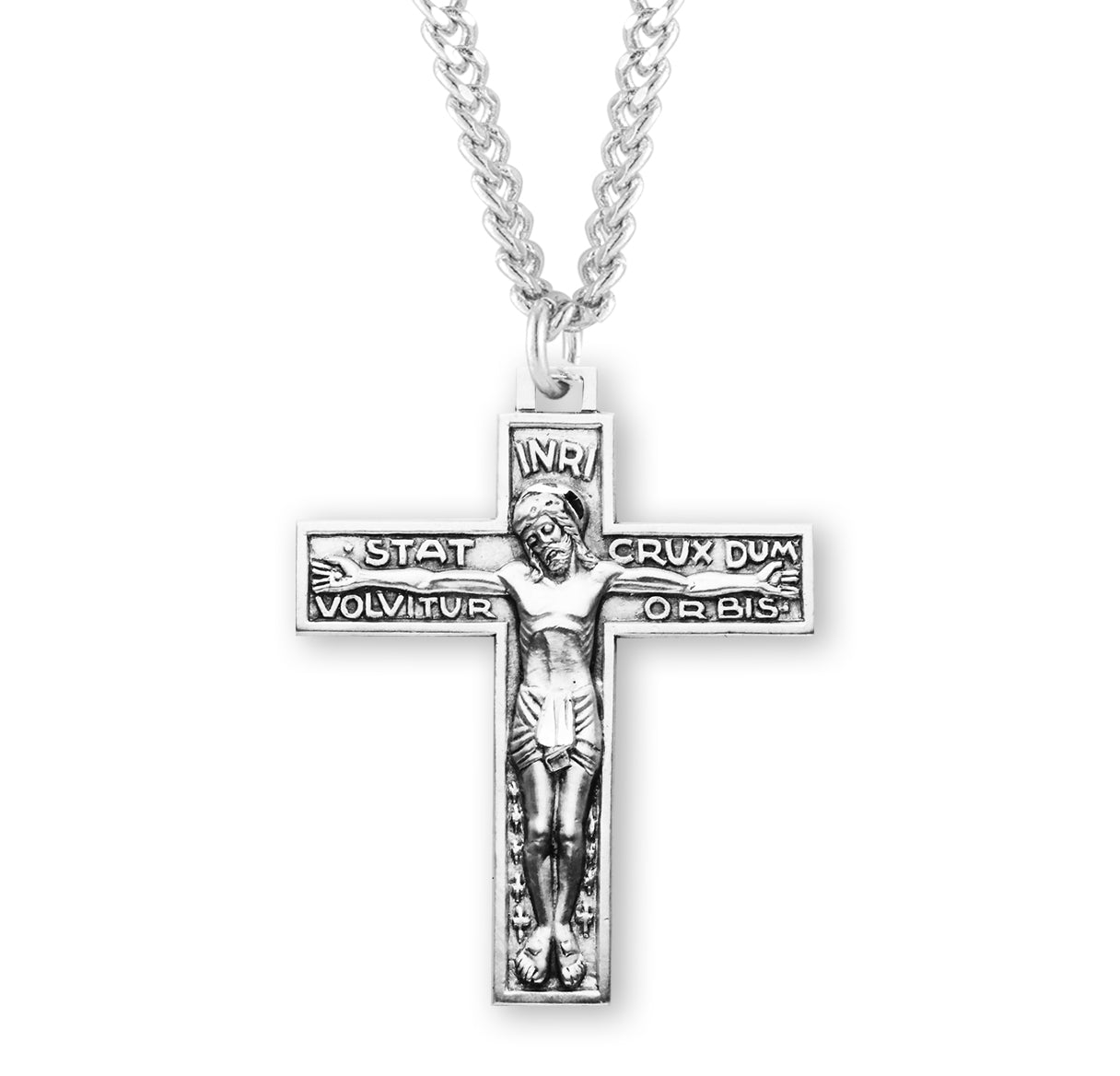 Angels Sterling Silver Crucifix