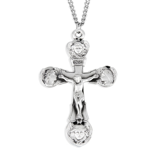 Miraculous Sterling Silver Medal/Crucifix