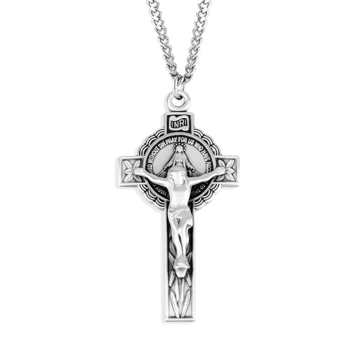 Sterling Silver Holy Spirit Crucifix