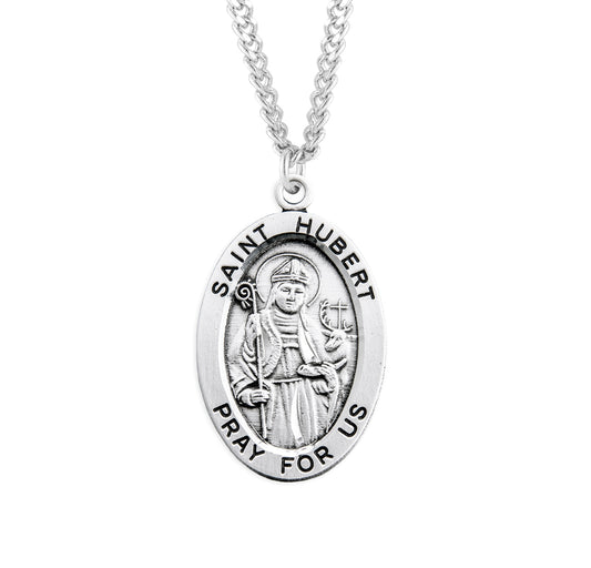 Patron Saint Ignatius of Loyola Oval Sterling Silver Medal