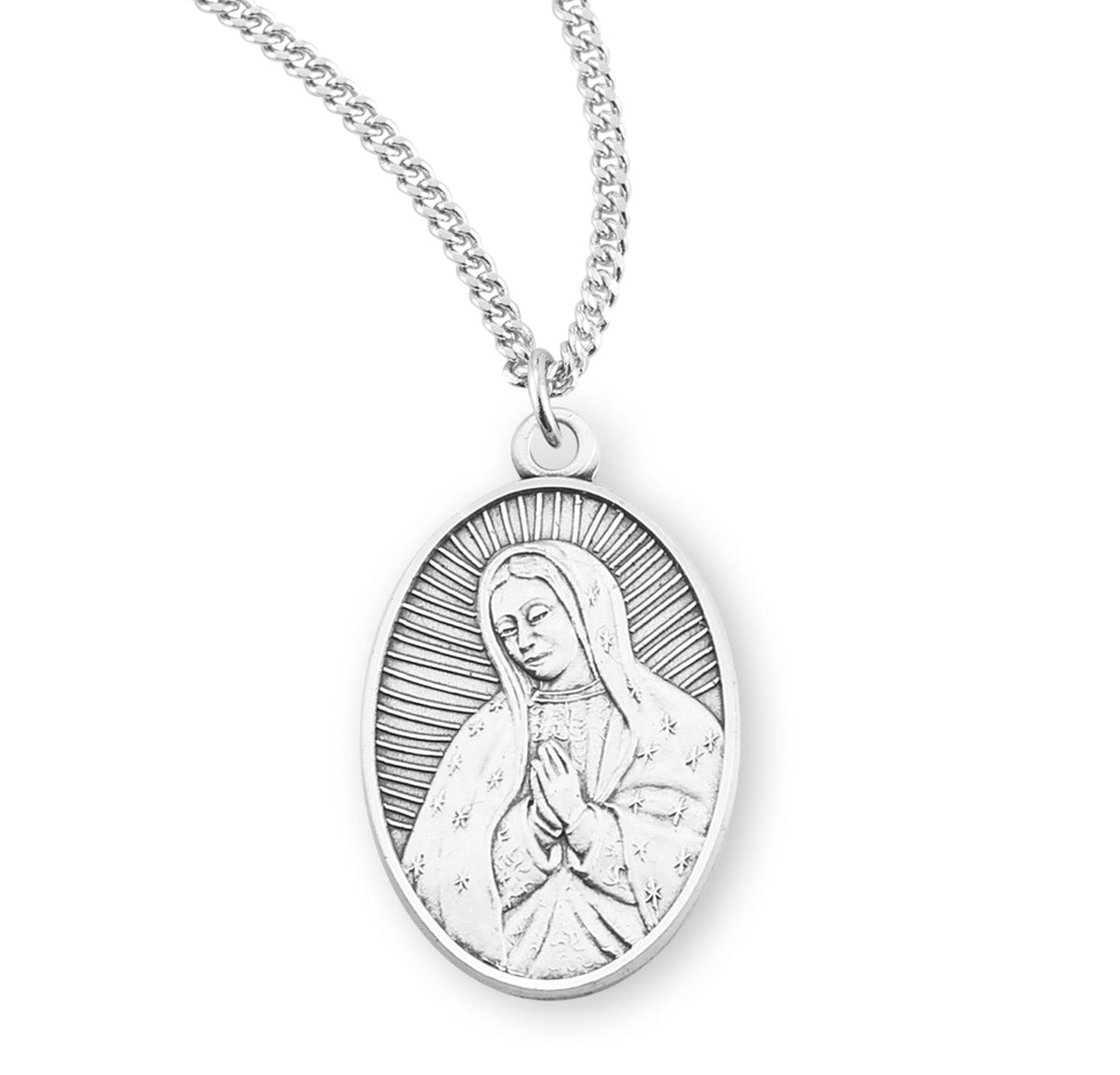 Madonna and Child Sterling Silver Medal