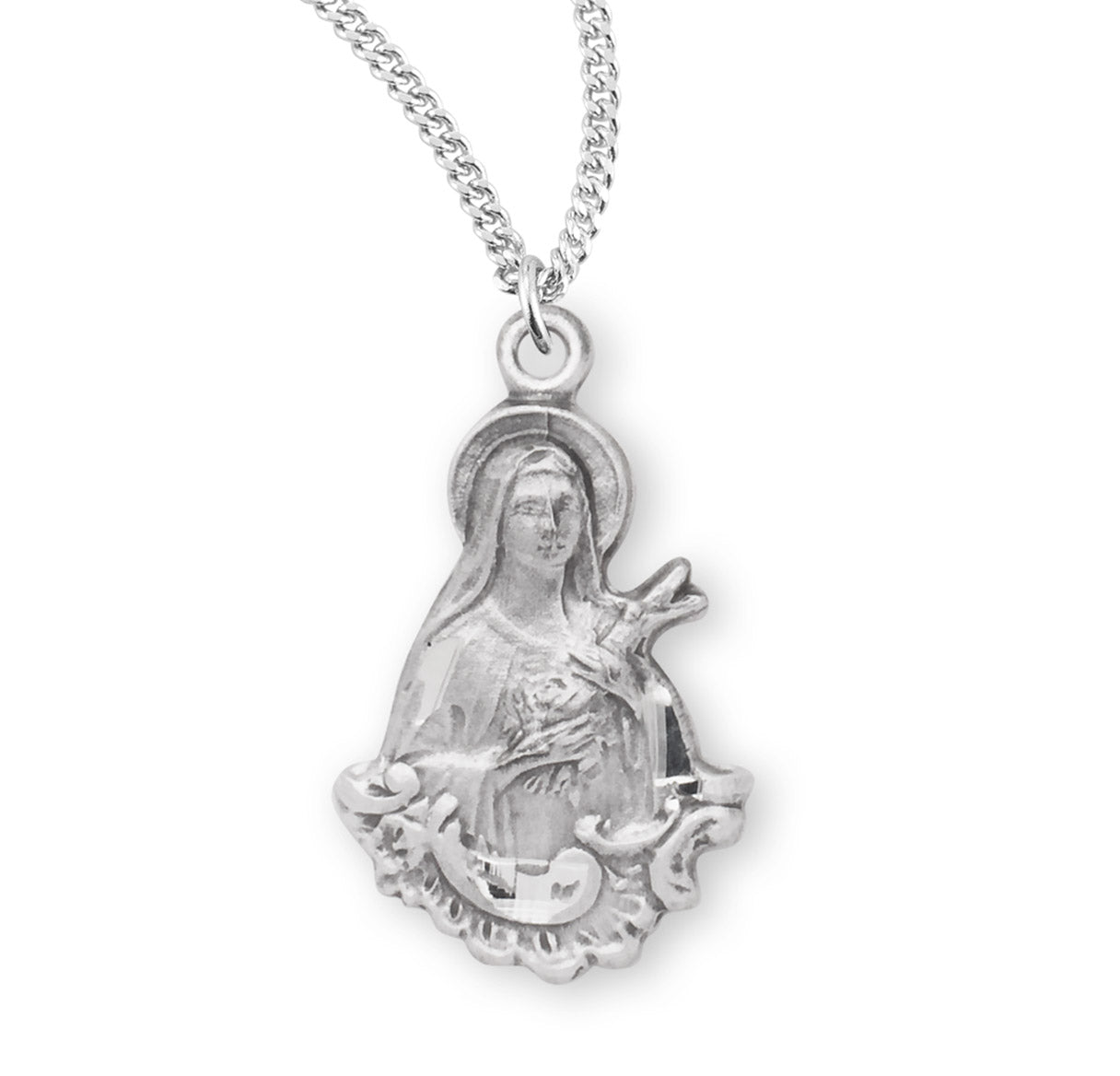 Saint Therese of Lisieux Sterling Silver Medal