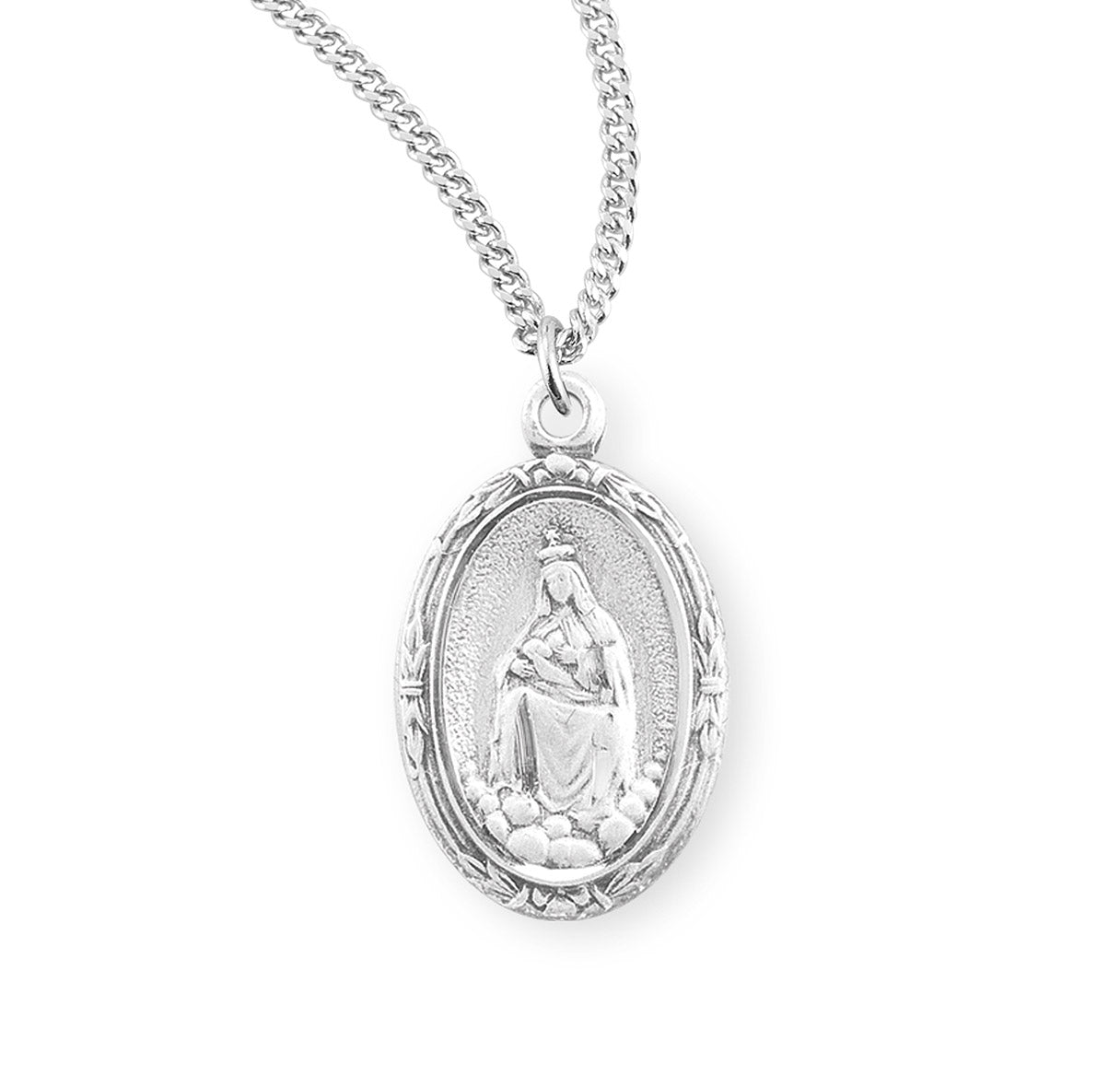 Divine Mercy Sterling Silver Pendant