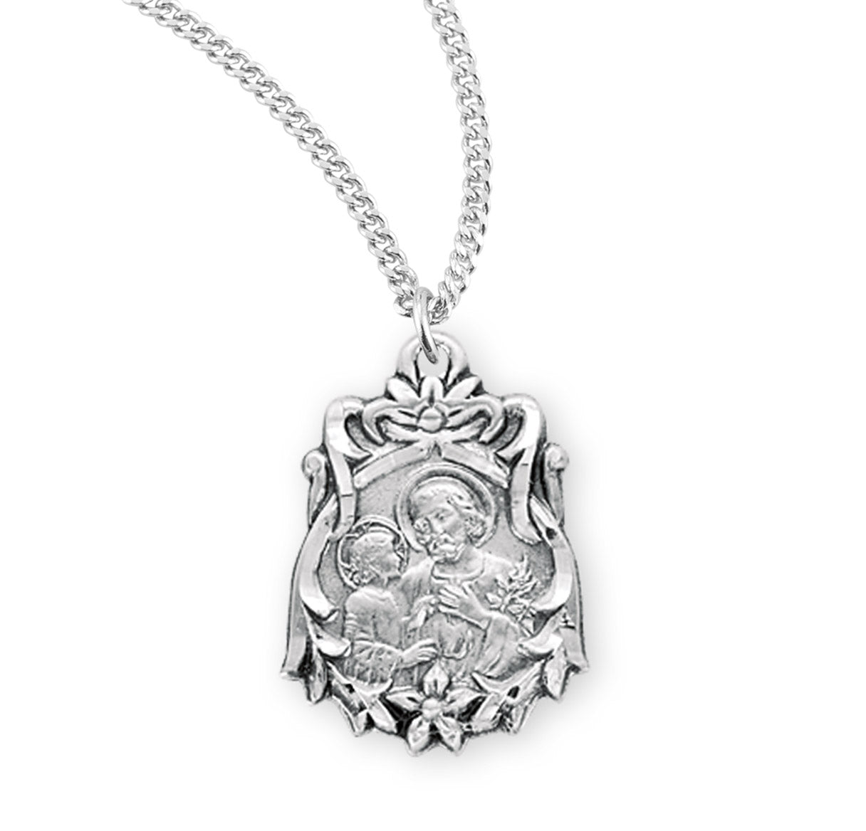 Sterling Silver Saint Joseph Medal