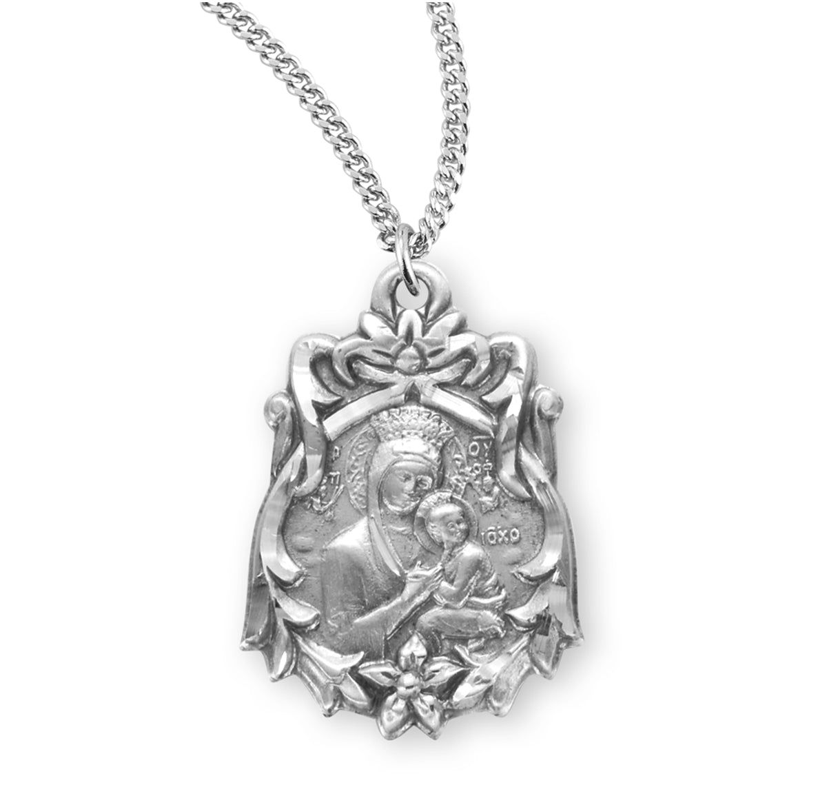 Our Lady of Perpetual Help Sterling Silver Medal