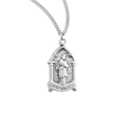 Christ Our King Sterling Silver Medal