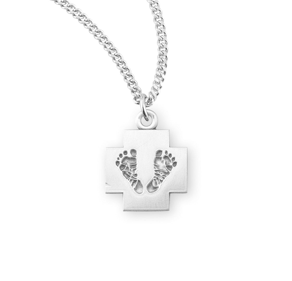 Saint Jude Heart Sterling Silver Medal