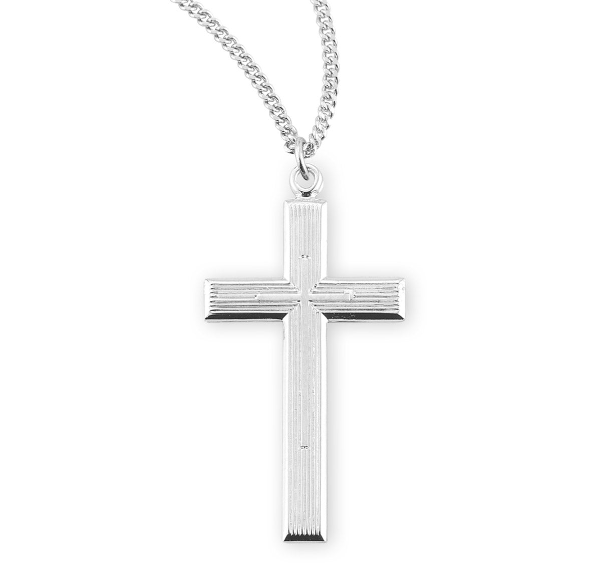 Fancy Sterling Silver Cross