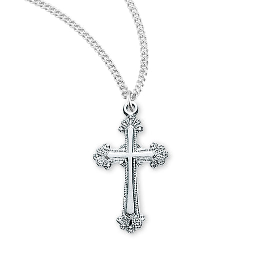 Sterling Silver Fancy Cross