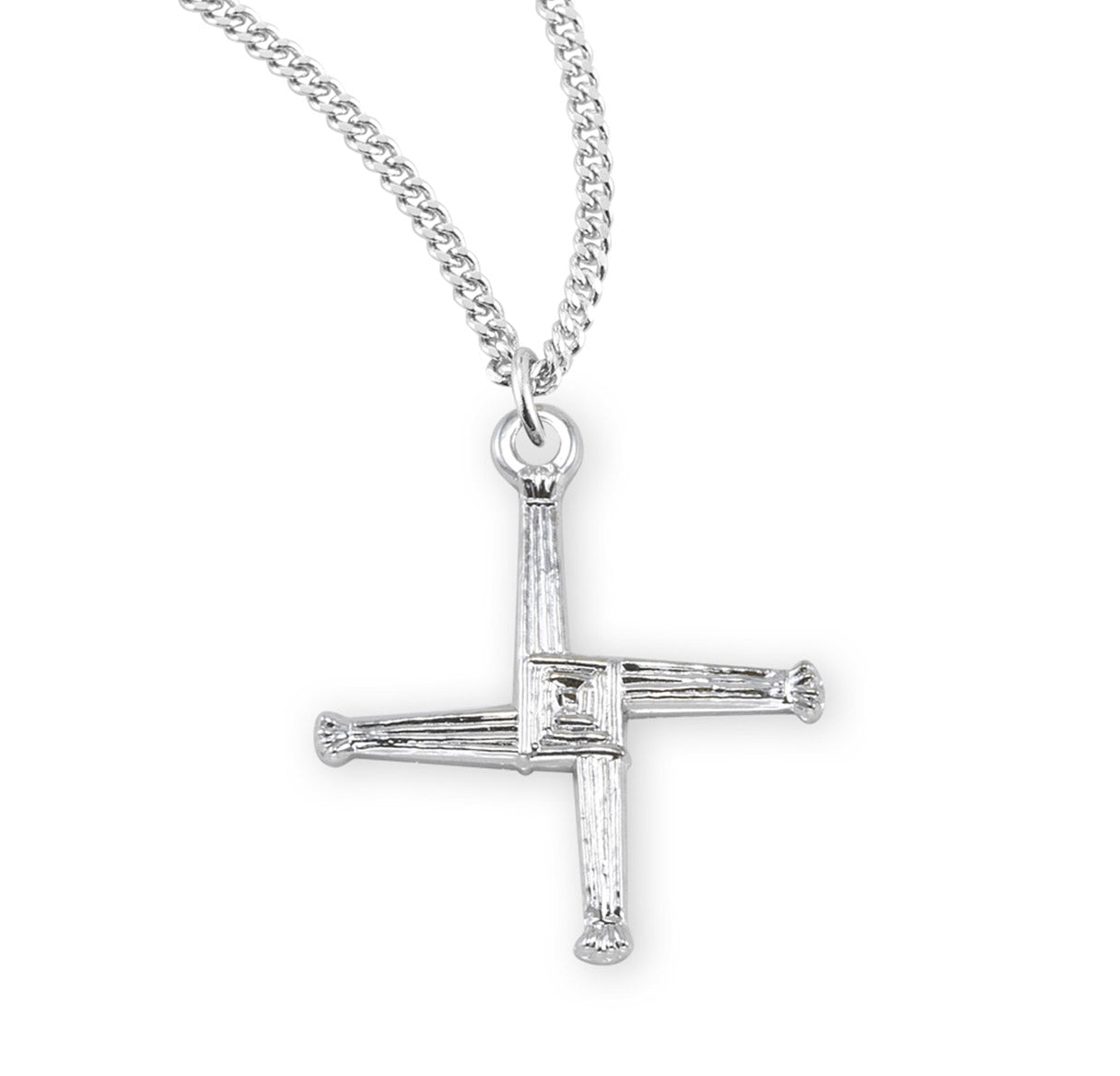 Two-Tone Sterling Silver Claddagh Cross