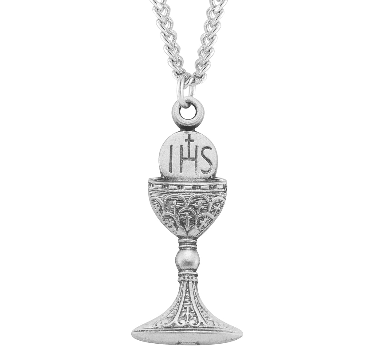 Sterling Silver Traditional Chalice Pendant
