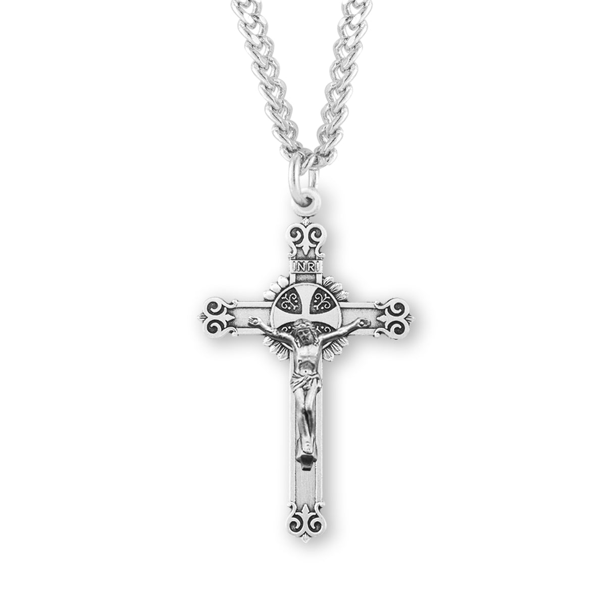 Sterling Silver Giotto Renaissance Crucifix