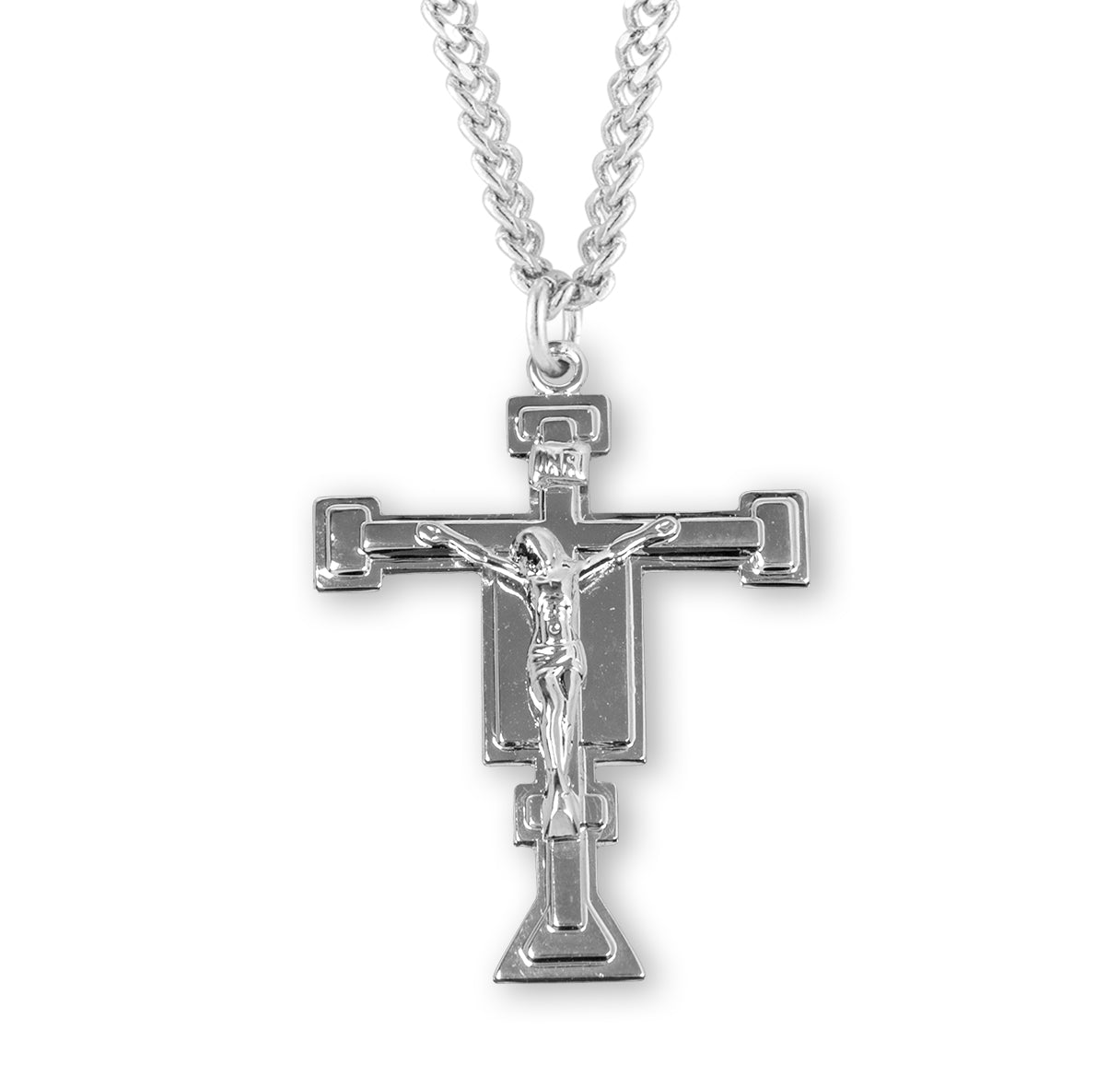 Renaissance Style Sterling Silver Crucifix