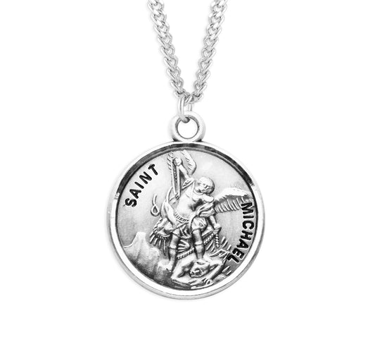 Patron Saint Patrick Round Sterling Silver Medal