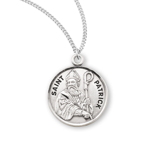 Patron Saint Philip Round Sterling Silver Medal