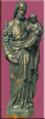 Saint Joseph And Child Statue