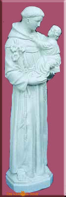 Saint Anthony And Child Statue