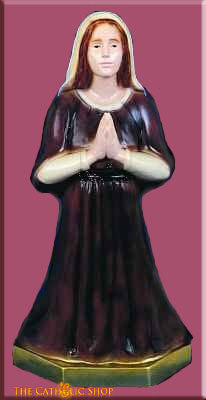 Saint Bernadette Outdoor Garden Statue 16"