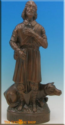 Saint Isidore the Farmer Statue