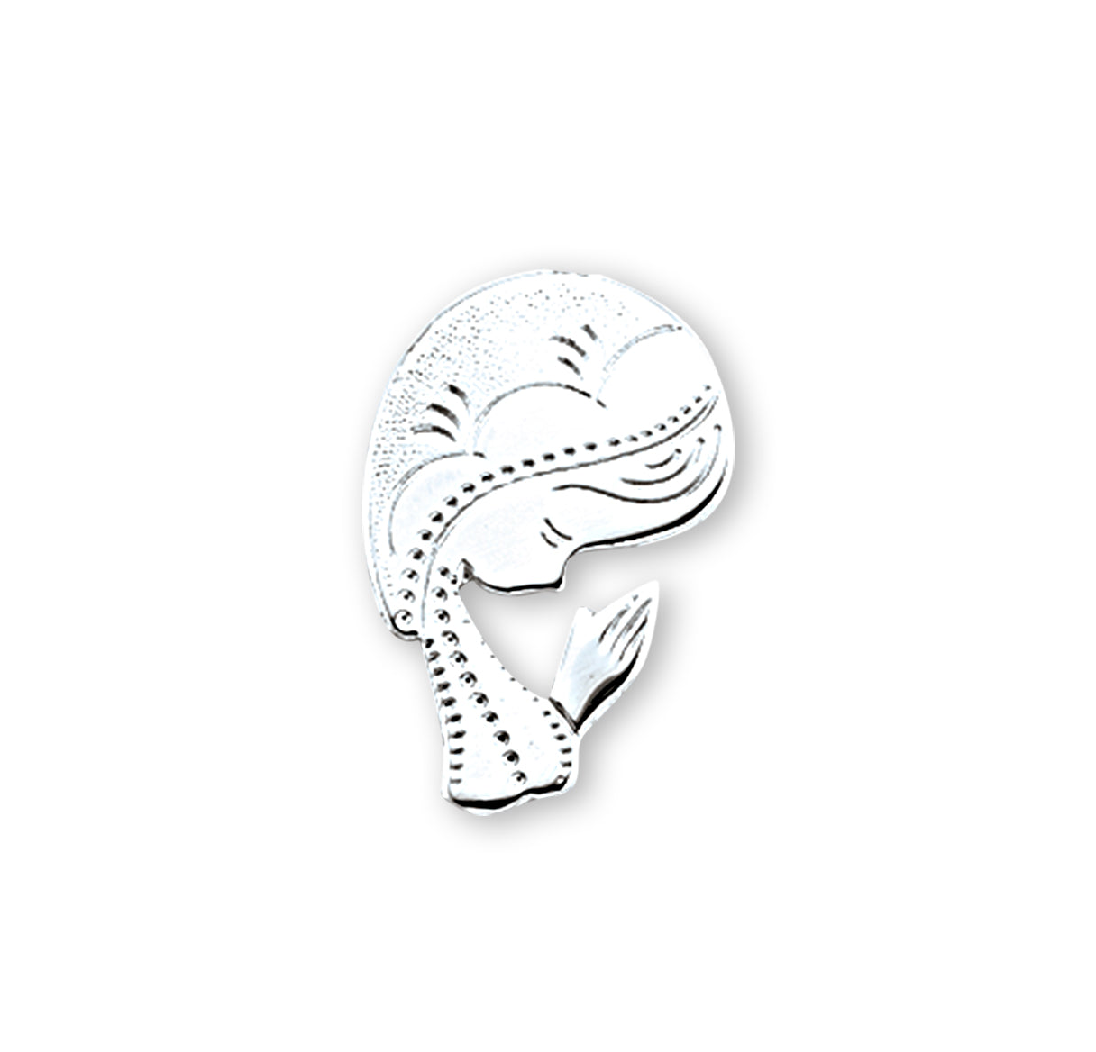 Sterling Silver Contemporary Madonna Lapel Pin