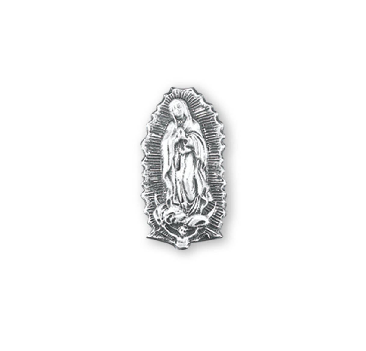 Our Lady of Guadalupe Sterling Silver Lapel Pin