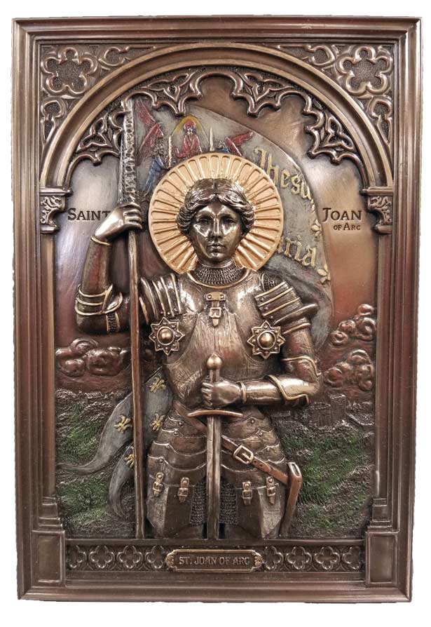 St Joan of Arc Plaque