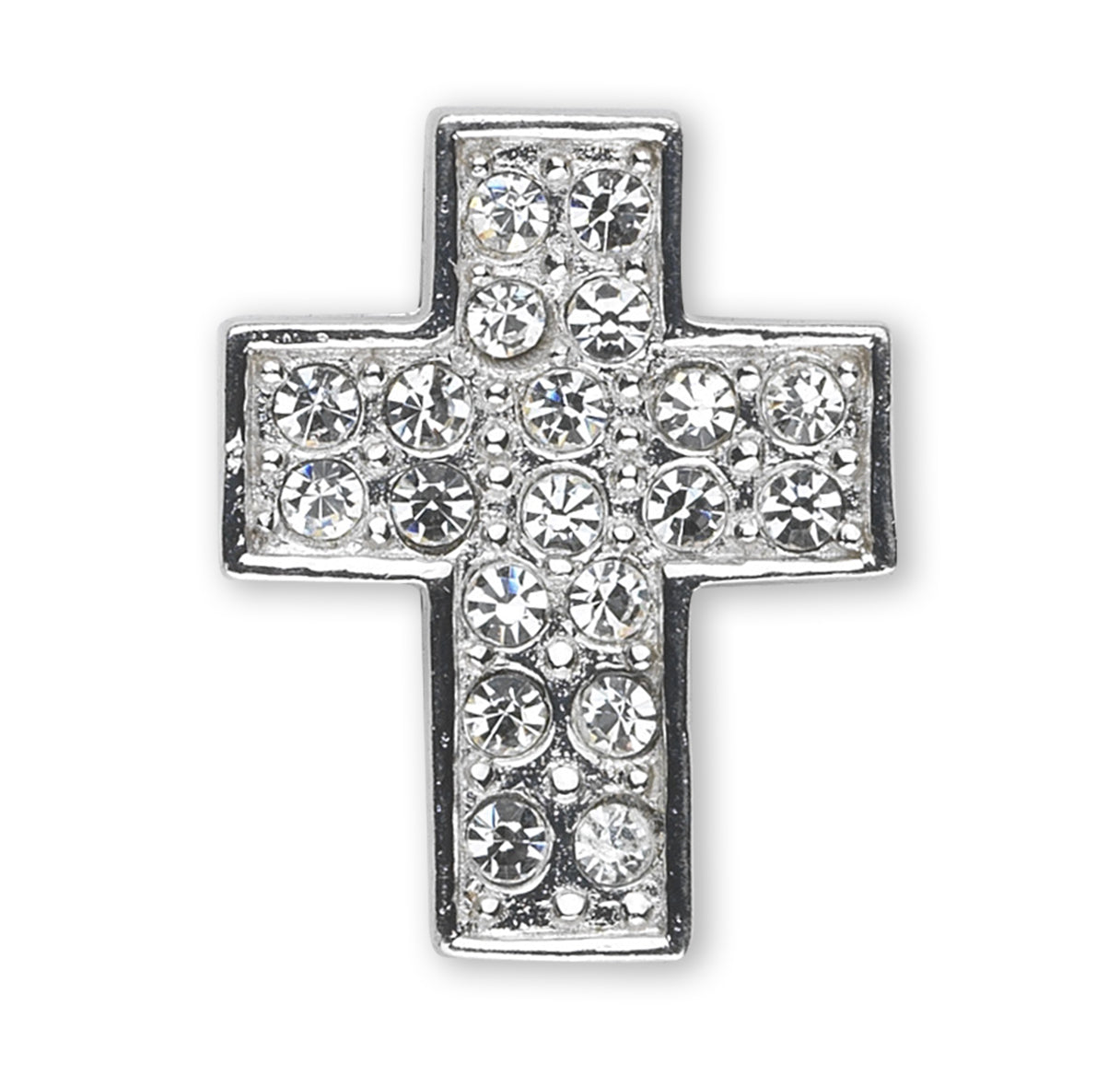 Sterling Silver Cross with Zirconia's "CZ's"