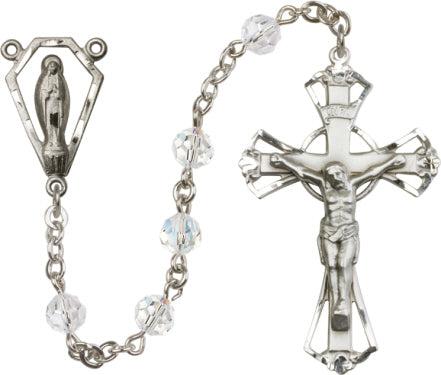 6mm Crystal Swarovski  Rosary