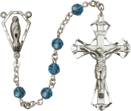 6mm Indocolite Swarovski  Rosary