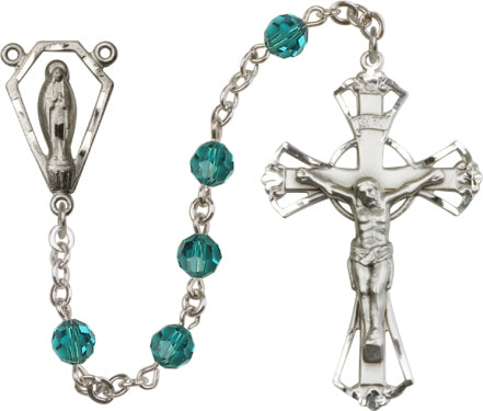 6mm Zircon Swarovski  Rosary