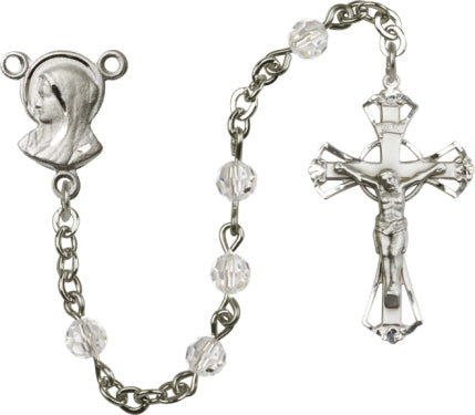 Swarovski  Rosary (5mm) (Madonna Medal Center Piece)