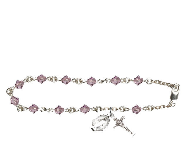 5mm Light Amethyst Swarovski Rundell-Shaped  Rosa