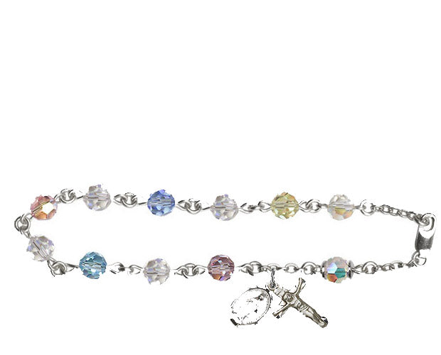 6mm Multi-Color Swarovski, Austrian Tin Cut Auror