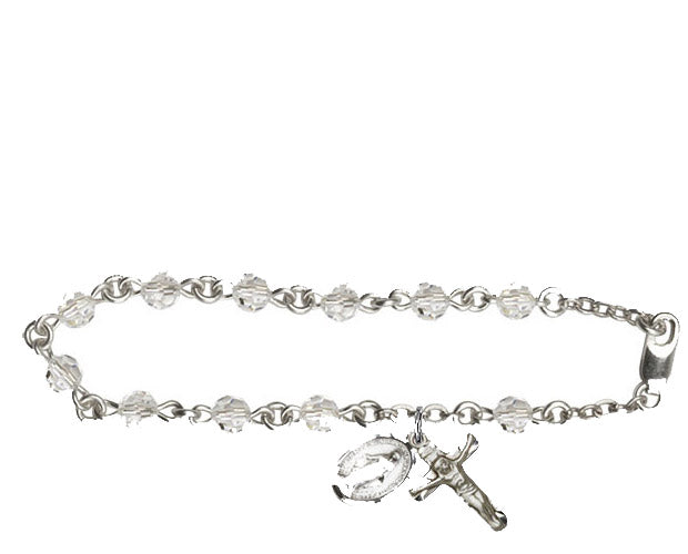 5mm Crystal Swarovski  Rosary Bracelet