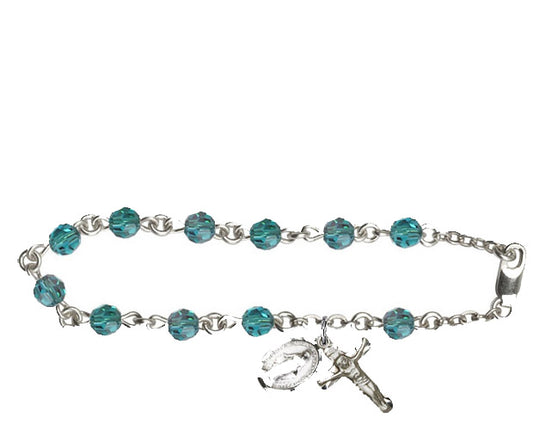 5mm Zircon Swarovski  Rosary Bracelet