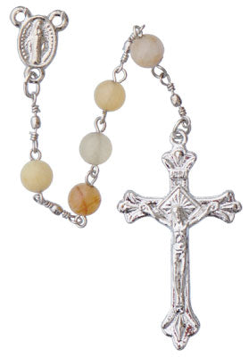 Gold Jade Rosary