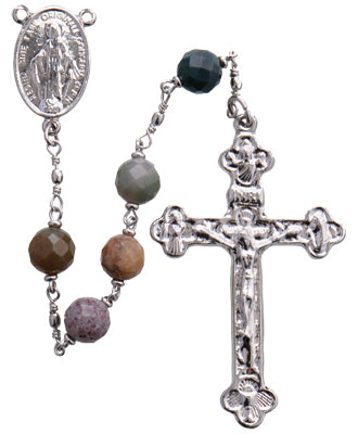 Multi Color Onyx Rosary