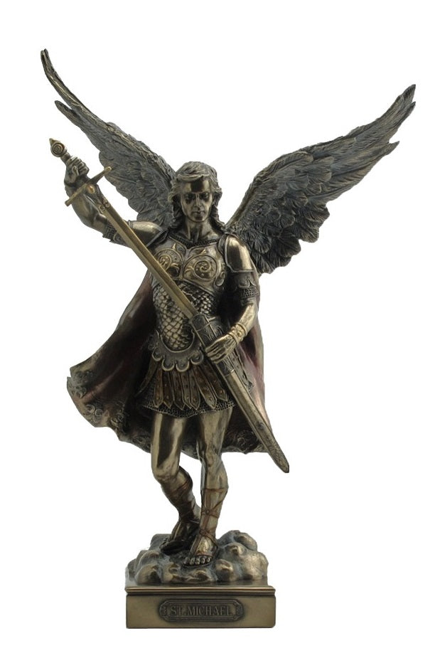 St Michael without Devil Statue 13.5''