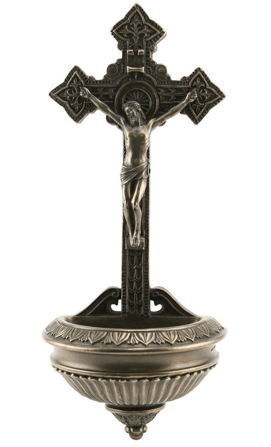 Veronese Crucifixion Holy Water Font